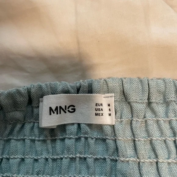 Mango Cut Out Linen Blend Dress - Picture 9 of 11